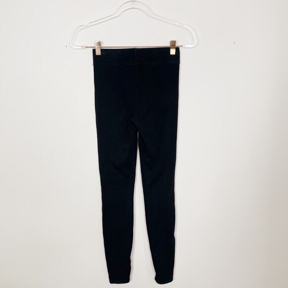Mile(s) by Madewell XSmall XS Black High Rise Leggings Knit Casual Stretch - Picture 2 of 8